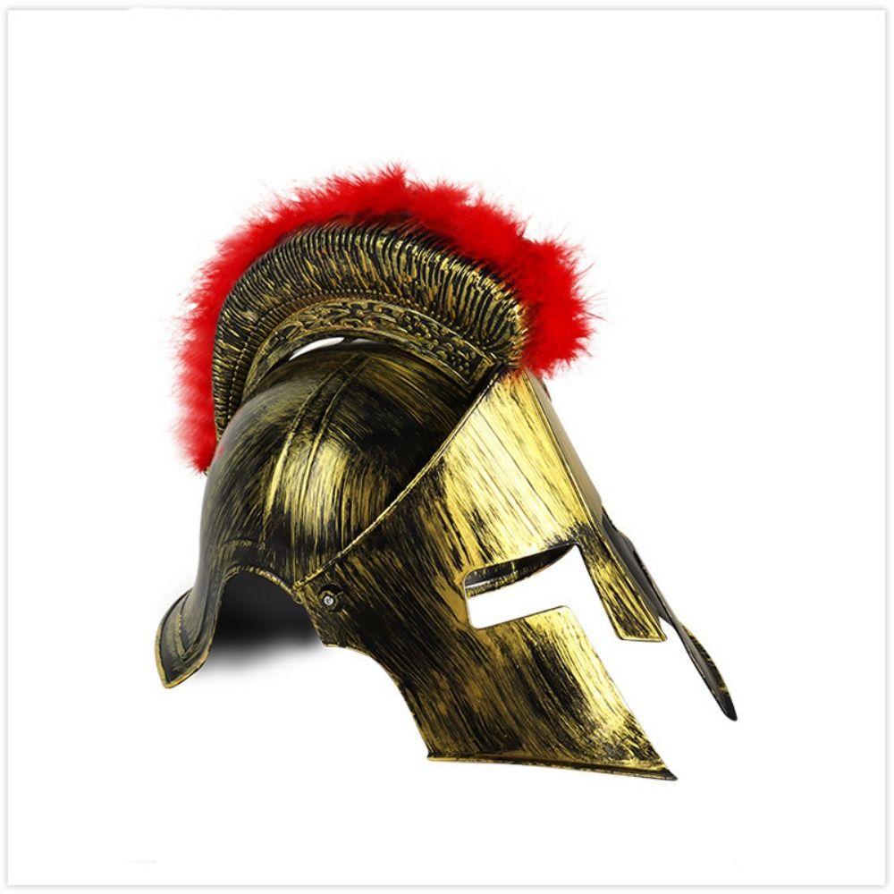 Römischer Vintage-Helm Spartaner-Kriegerhut Spartacus Samurai Römischer Hut Helme Maskenball-Helm 10