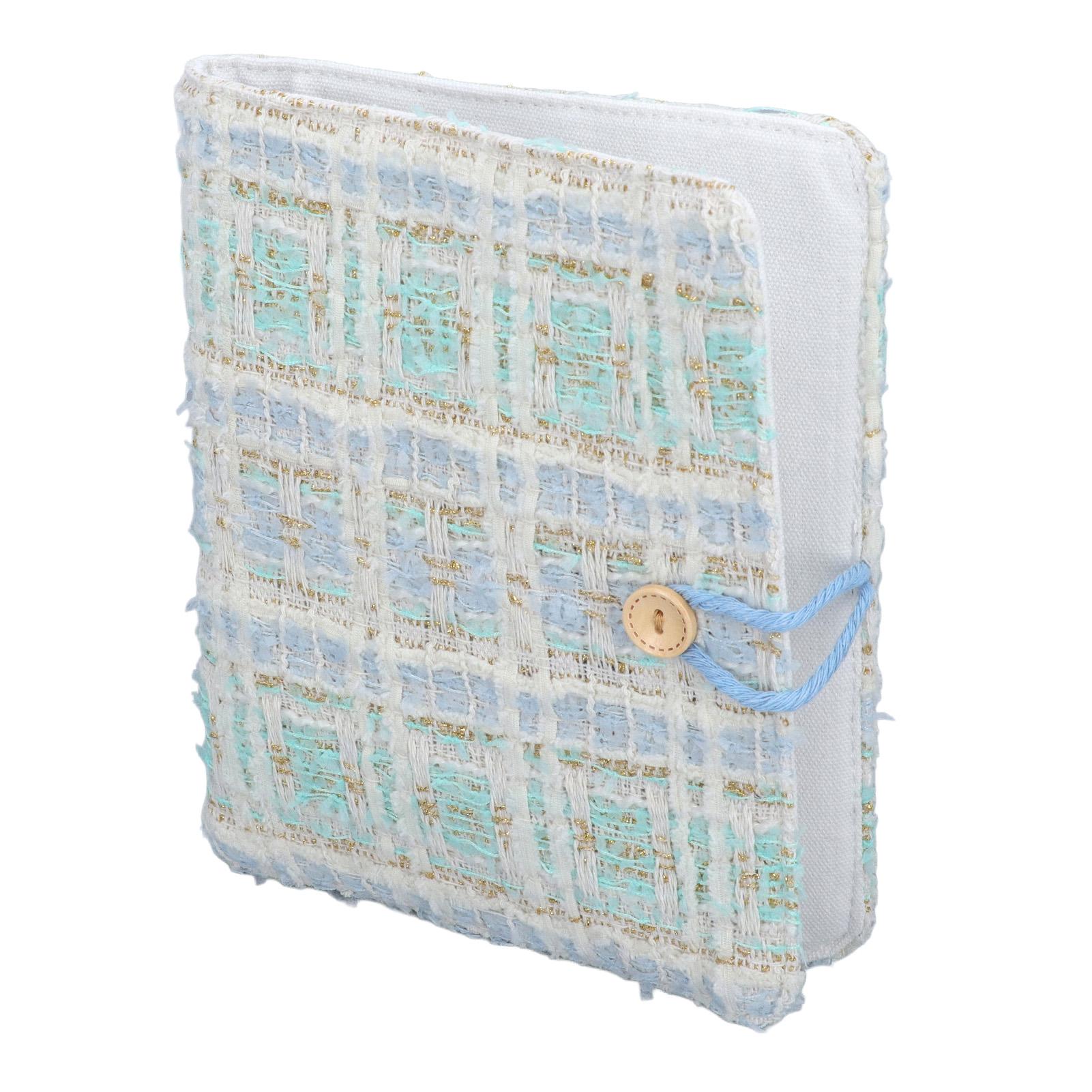 Sofortbildkamera Fotoalbum 160 Taschen mit Stoffeinband Foto Kartenbinder für 3 Zoll Foto Blau blau