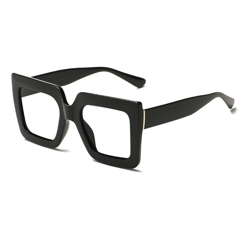 Modischer Farbverlauf Brillenrahmen Damen Vintage Quadratisch Retro Brillen Anti Blaulicht Optische Brillen Damen Einfache Rahmen