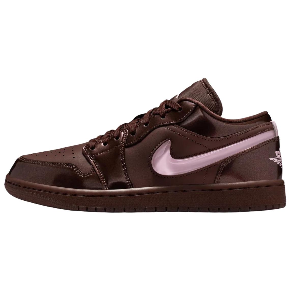 Air Jordan 1 Low Valentinstag - Schokolade 2026 Damen Sneaker Braun Schokolade-Pink-Schaumstoff IQ9787-262 39