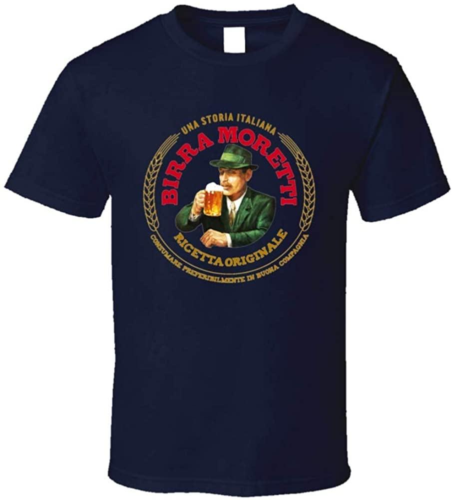 Fantstore Birra Moretti italienisches Bier, Alkohol, Getränke, Unisex-T-Shirts XXXXL
