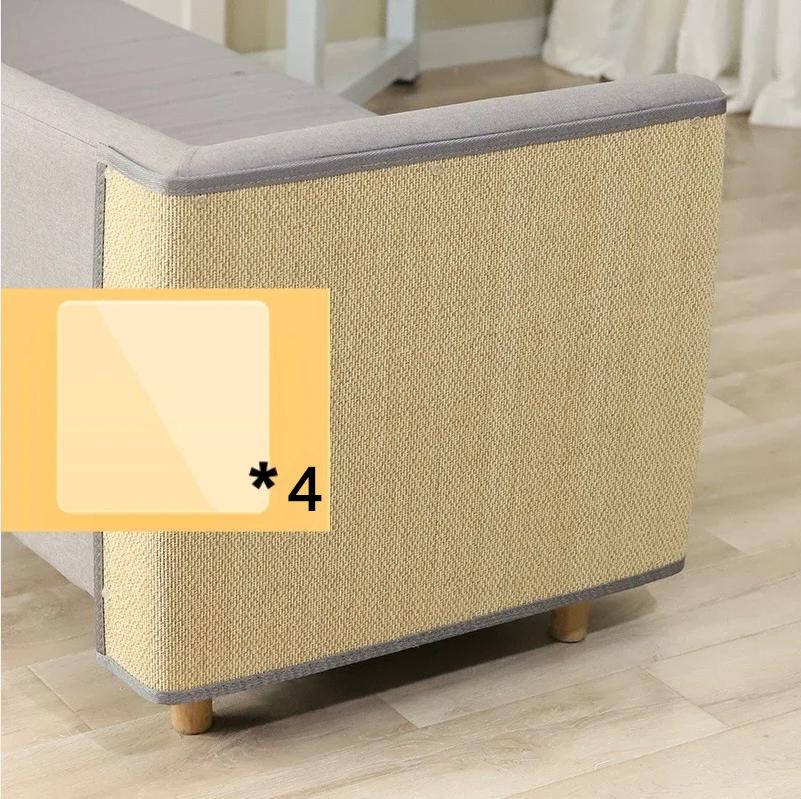 Robuste Kratzmatte aus Bambus für Katzen, Schutz für die Wand oder das Sofa, Kratzbrett für Katzen, Katzenpfoten, Schärfmatten, Massagematte, selbstverschleißfeste Matte 50x80cm