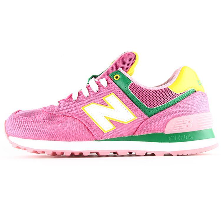 New Balance Nb 574 Bequeme Vielseitige Low-Top Laufschuhe Damen Sneaker Rosa WL574PAH 37.5 pink