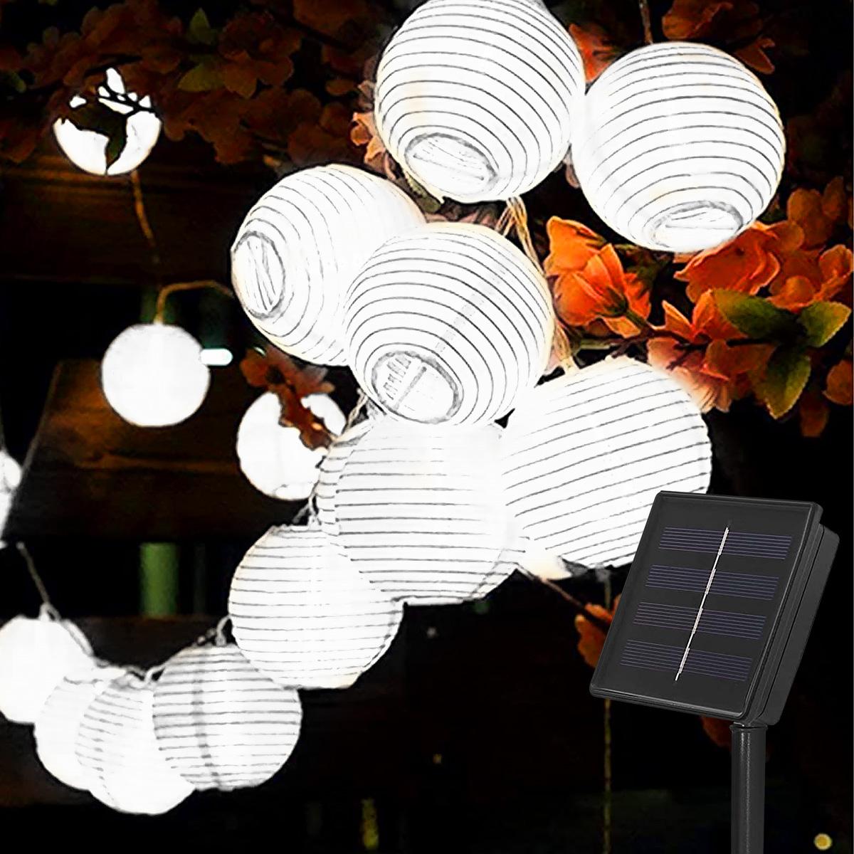 Solar Outdoor Licht Girlande Solar Laterne Garten Lampe String Lighs Wasserdichte Soalr Lampe Garten Girlande Sonnenlicht Garten Dekor 6.5M 30LEDs