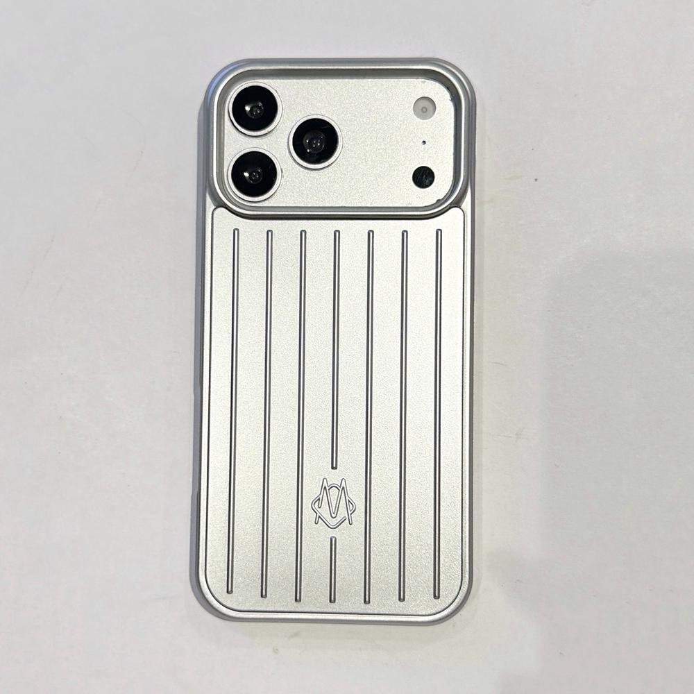 TOP Luxus 3D Gepäck Rüstung Handyhülle für IPhone 18 Pro Max 17 16 15 14 15 für Rimowa PC+ TPU Stoßfänger Stoßfeste Schutzhülle mit Box iPhone 14 Pro Max