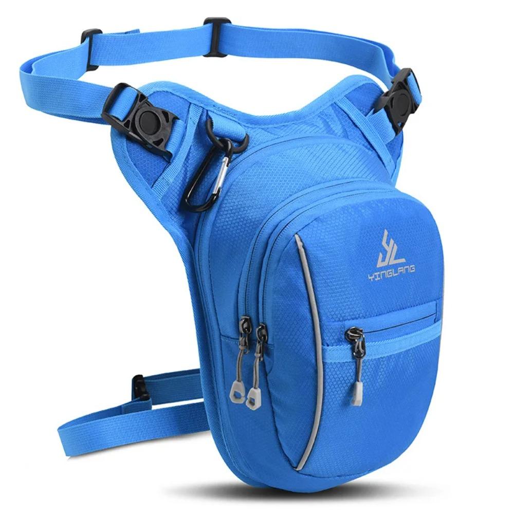 Hüfttaschen Motorrad Drop Bag Wasserdichte Motorrad Beintasche Oberschenkel Gürtel Pack Männer Frauen blau