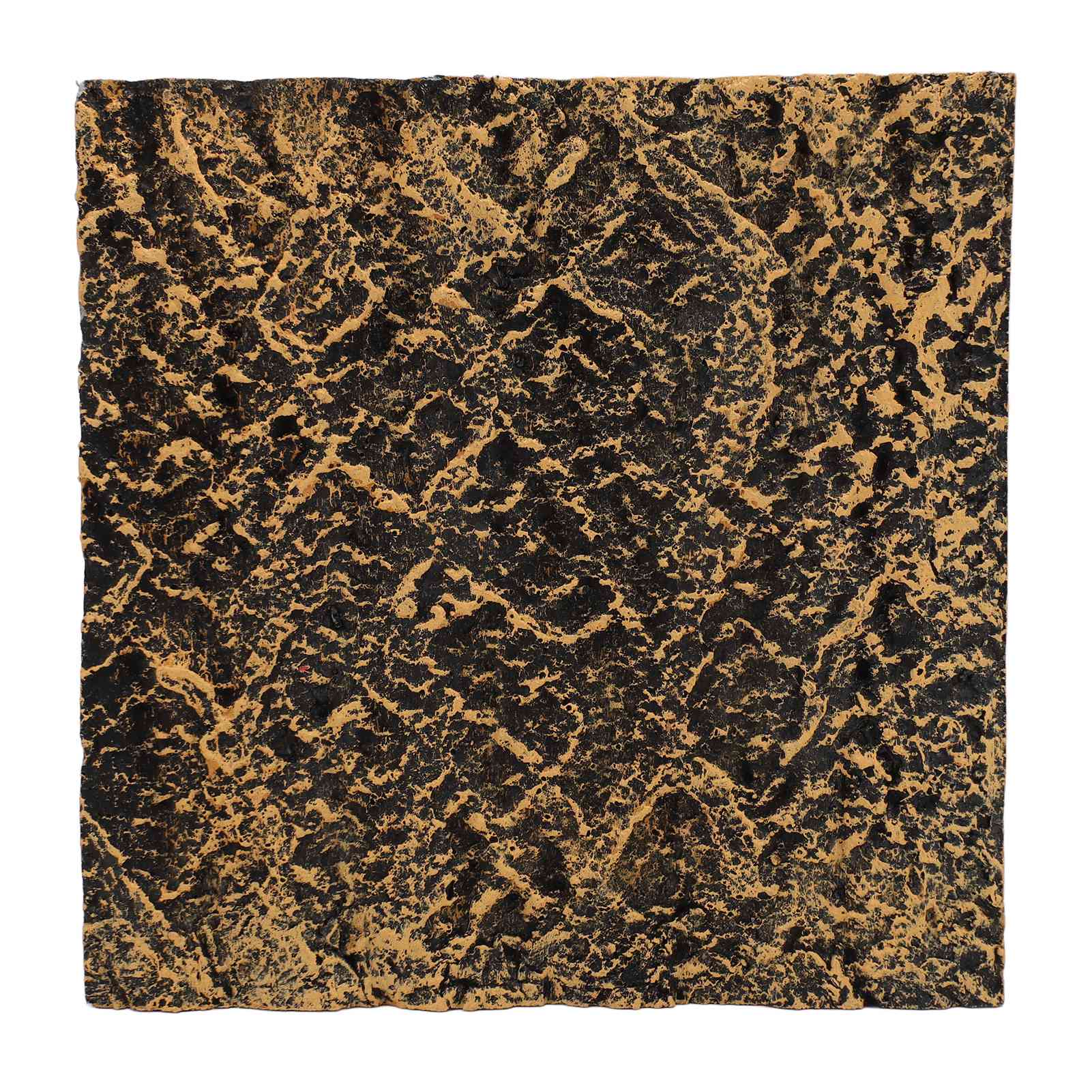 Rock Terrarium Hintergrund Hohe Simulation Klare Textur PU Reptil Tank Hintergrund Bord Lebensraum 27x26.8cm / 10.63x10.55in