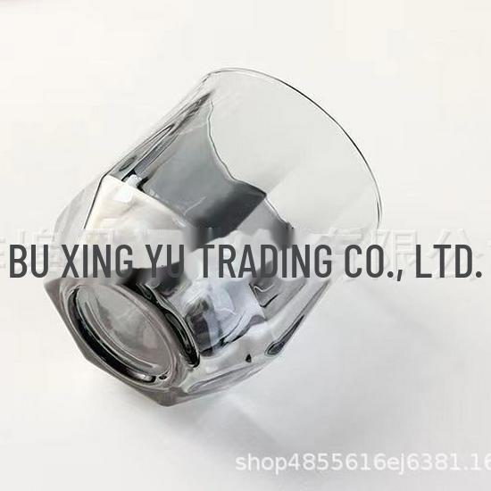 Sechseckiges Diamantglas: Bunter Getränke- und Whiskybecher Discount Price