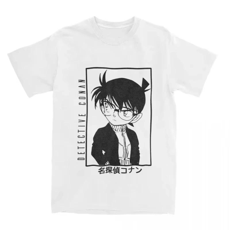 2026 Detective Conan Anime T-Shirt Unisex Grafik Gothic Stil Damenbekleidung Animation Thema Gothic Detective Conan T-Shirt L rot