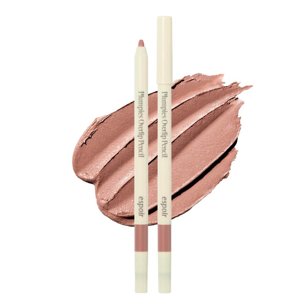 Espoir Overlip Pencil Beige Volumen Lippenstift Overlip Pencil Lipliner Plumper Beige Lippenstift Koreanische Kosmetik Espoir Offiziell Plumpy's #4 0,4g beige