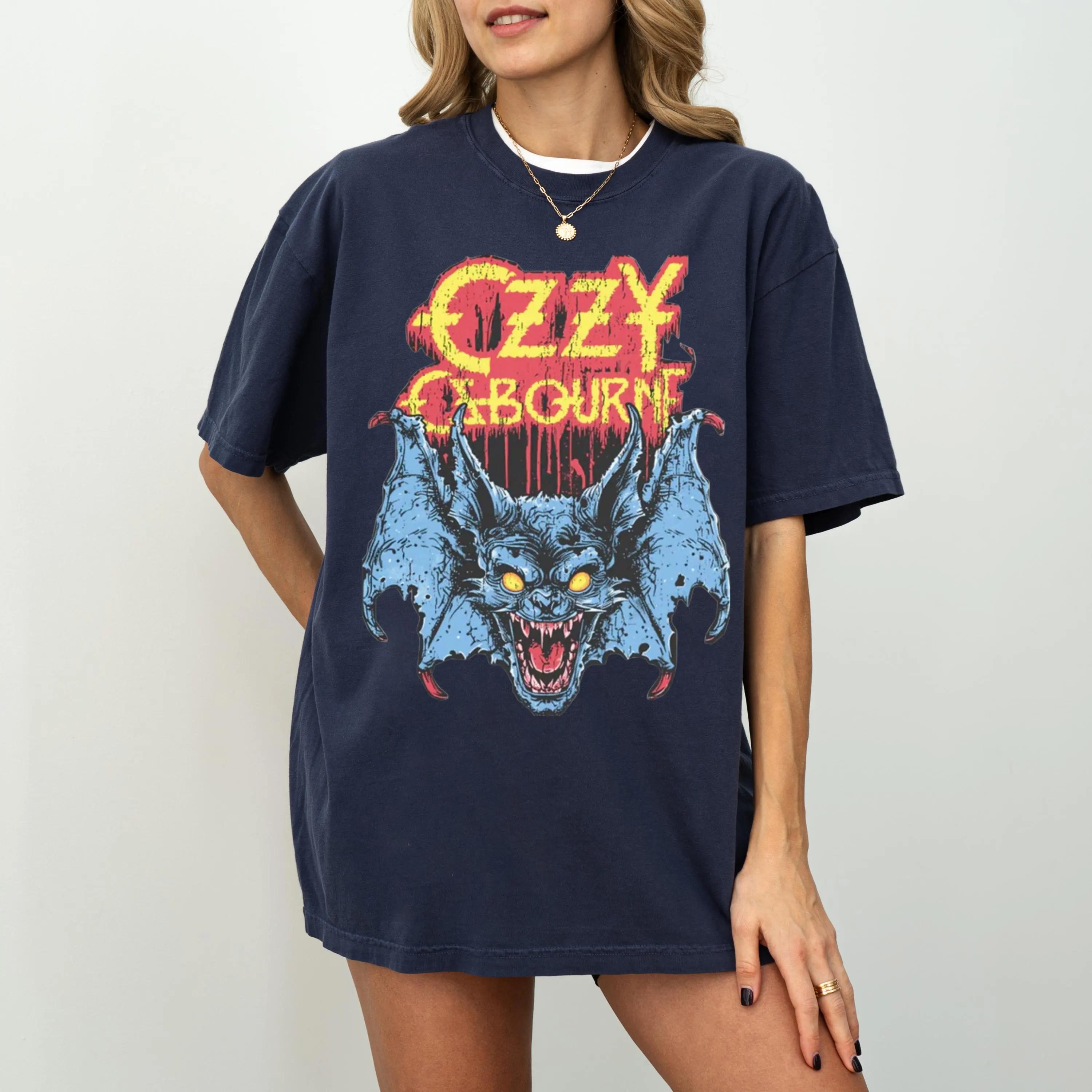 Vintage Ozzy Osbourne Grafikshirt Comfort Colors Vintage Rock T-Shirt Retro Heavy Metal Shirt Sabbath Band T-Shirt Geschenk für Rockliebhaber M