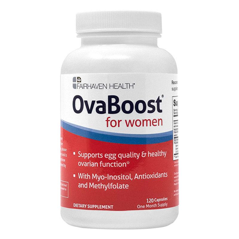 Fairhaven Health OvaBoost, ein Nahrungsergänzungsmittel für die weibliche Fruchtbarkeit, verbessert die Eizellqualität 120 Kapseln. 120 capsules