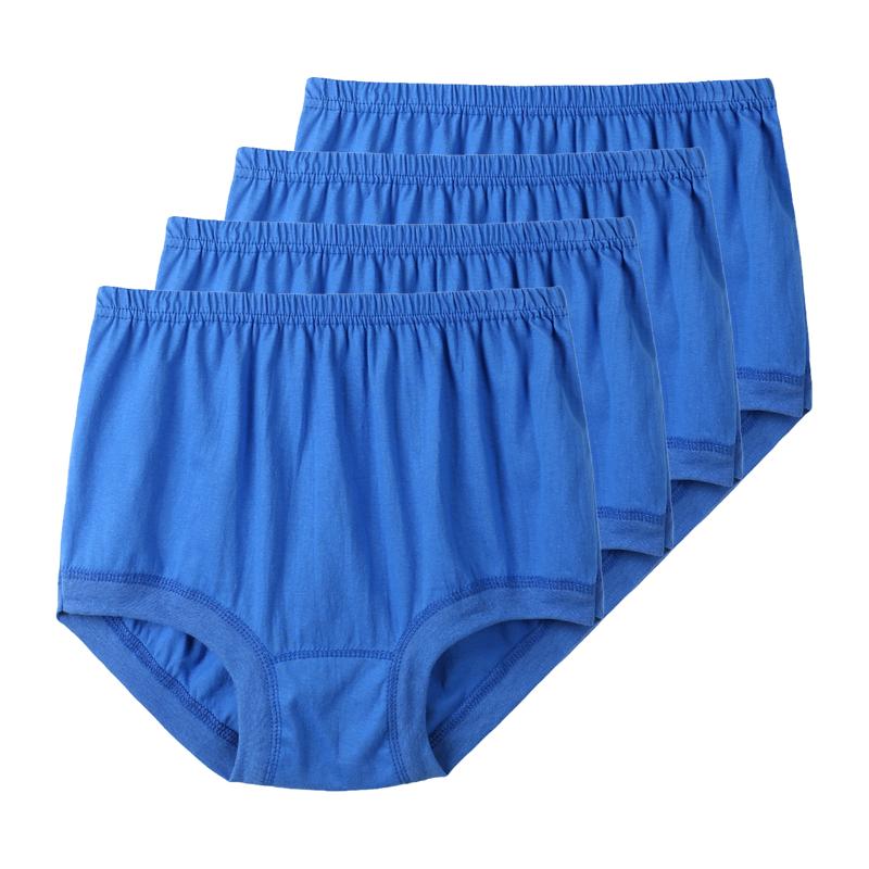 4 Stück Übergröße Unterwäsche Herren L XL 2XL 3XL 4XL 5XL Slips Große Unterhosen Mittelalterlich und älter Baumwolle Bequeme Slips Herrenshorts Knickers XXL