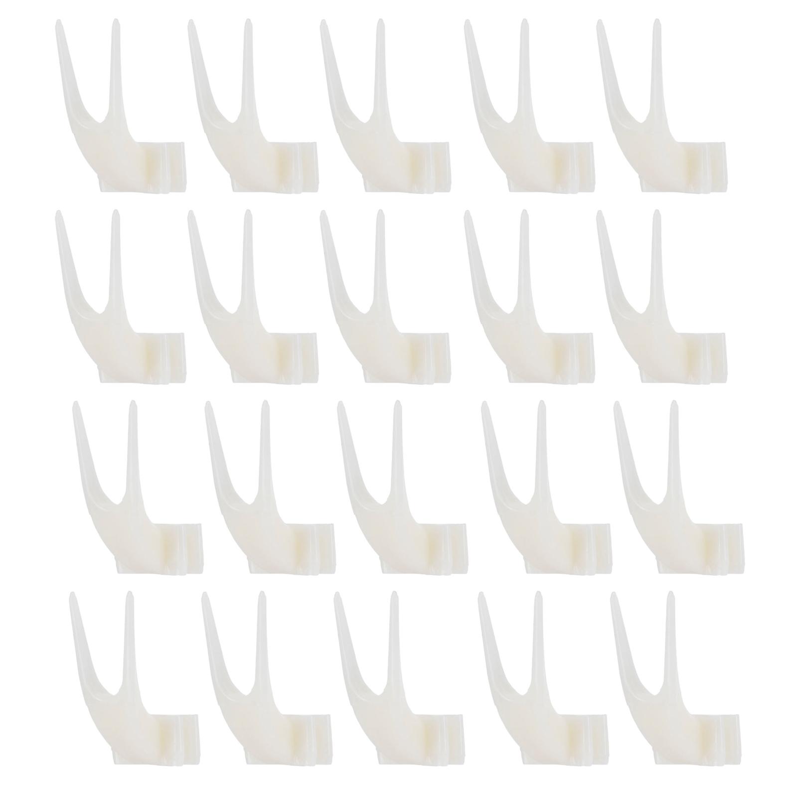 20PCS Vogel Obst Gabel Kunststoff Vögel Lebensmittel Feeder Werkzeug Pet Liefert Vogelkäfig Zubehör