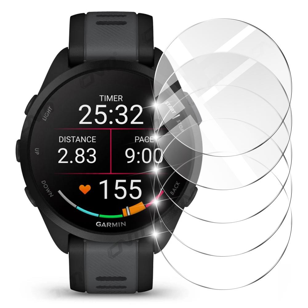 Displayschutzfolie für Garmin Forerunner 165 Music Schutz aus gehärtetem Glas für Garmin Forerunner 165 Kratzfeste Glasfolie Forerunner 165