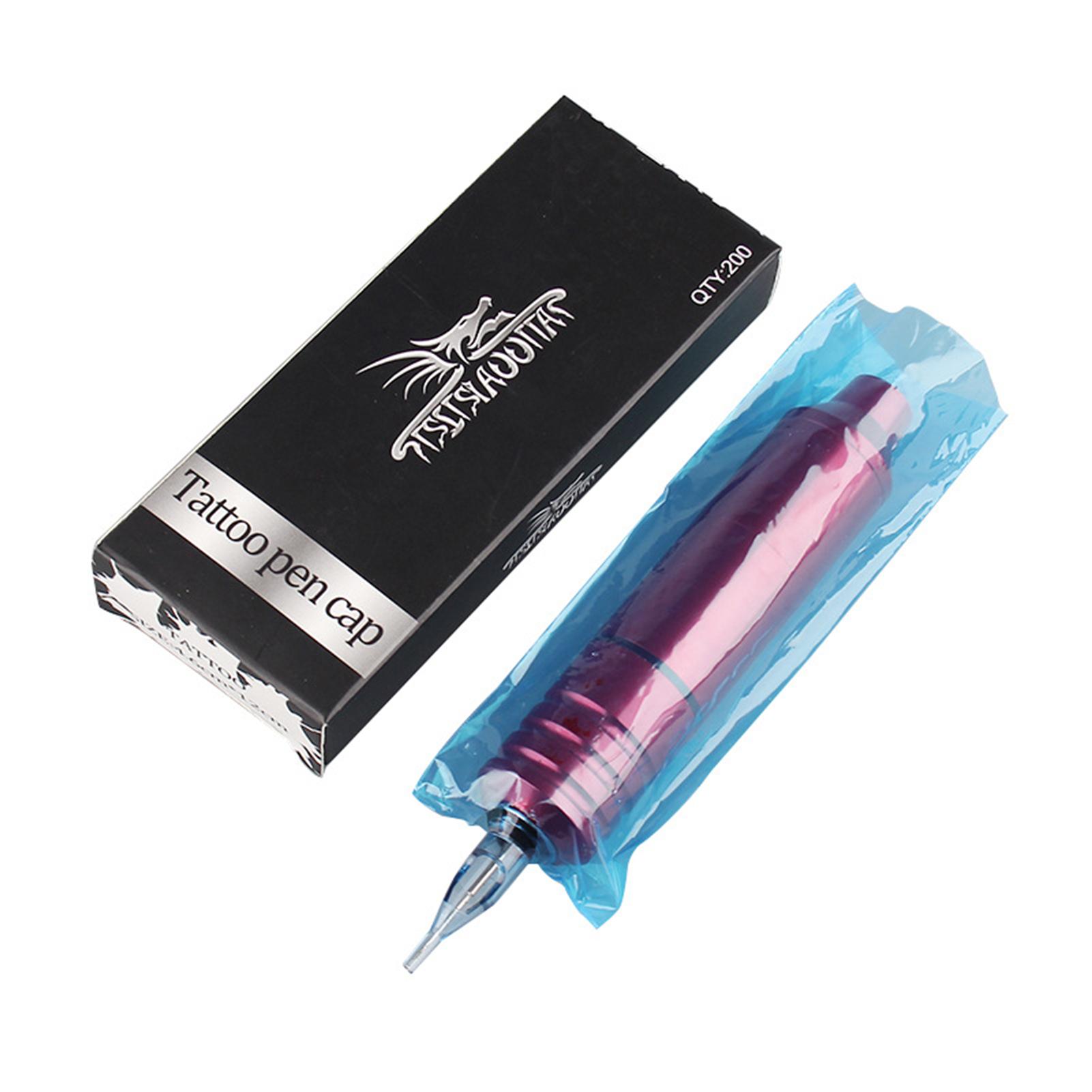 200 Teile/schachtel Einweg Tattoo Maschine Tasche Tattoo Stift Abdeckung Schutz Tasche Tattoo Maschine Zubehör 200Pcs