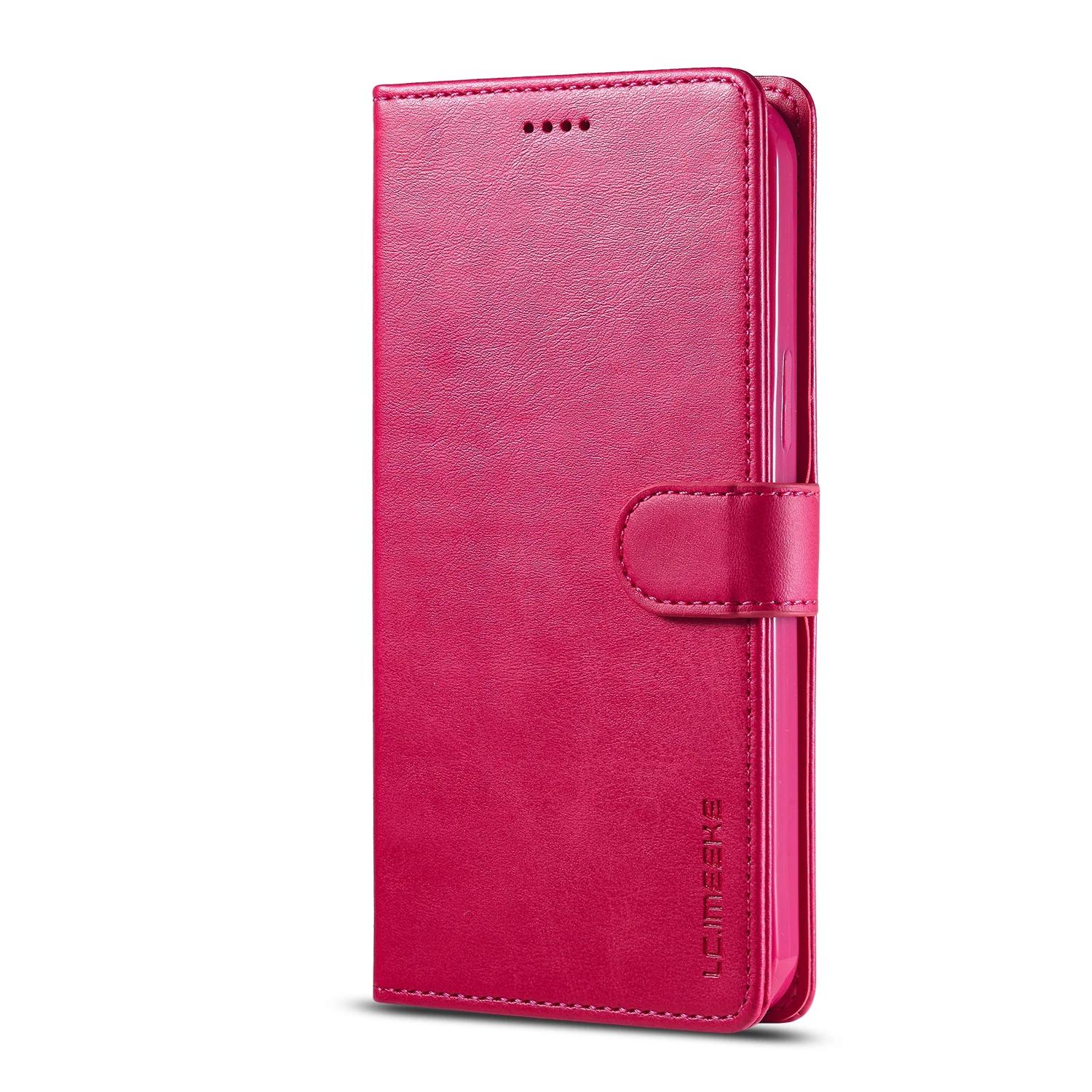 Ledertasche für Samsung Galaxy S23 S24 FE S25 Ultra Plus A05S A15 A25 A35 A55 A06 A16 A26 A36 A56 5G Flip Wallet Kartenhalter Galaxy S23 pink