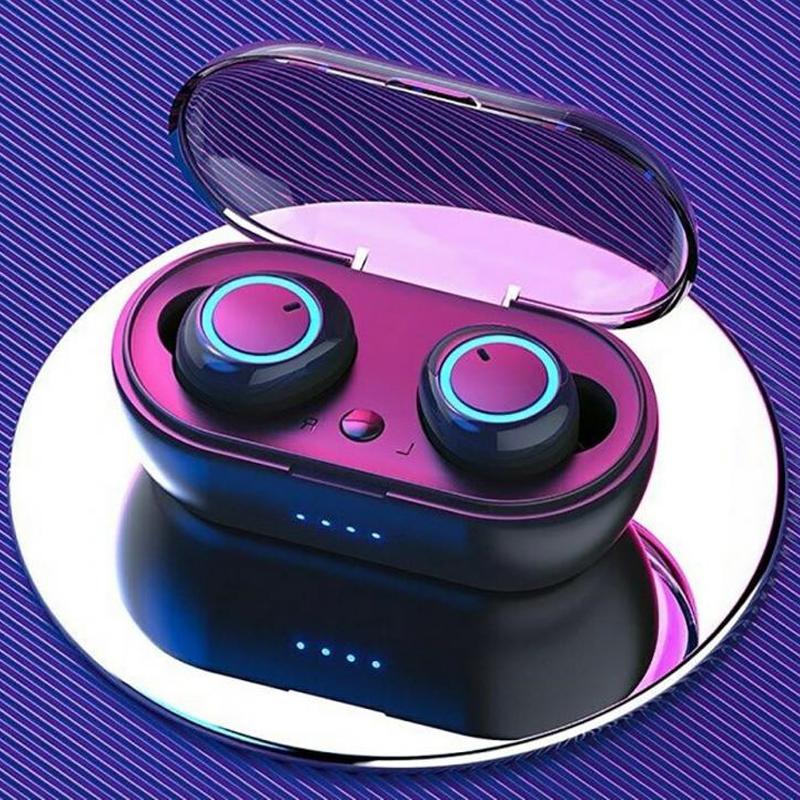 TWS Bluetooth Kopfhörer 5,0 Wireless Headset IPX7 Wasserdichte Deep Bass Ohrhörer Echte Wireless Stereo Kopfhörer Sport Kopfhörer