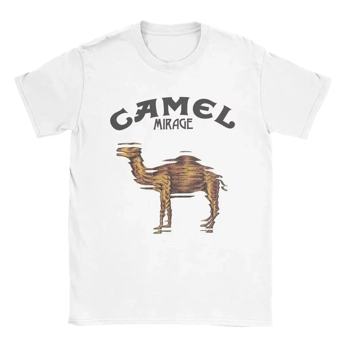 Retro Auto Camel Zigaretten T-Shirt Vintage Baumwolle Oberteile T-Shirts Kurzarm Lässig Streetwear Übergroß Damenbekleidung Harajuku 4XL hellbraun