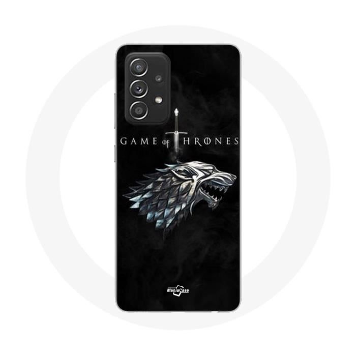 Schutzhülle für Samsung Galaxy A52, Game of Thrones, Staffel 8, Game of Thrones, Haus Stark, Logo, Winter