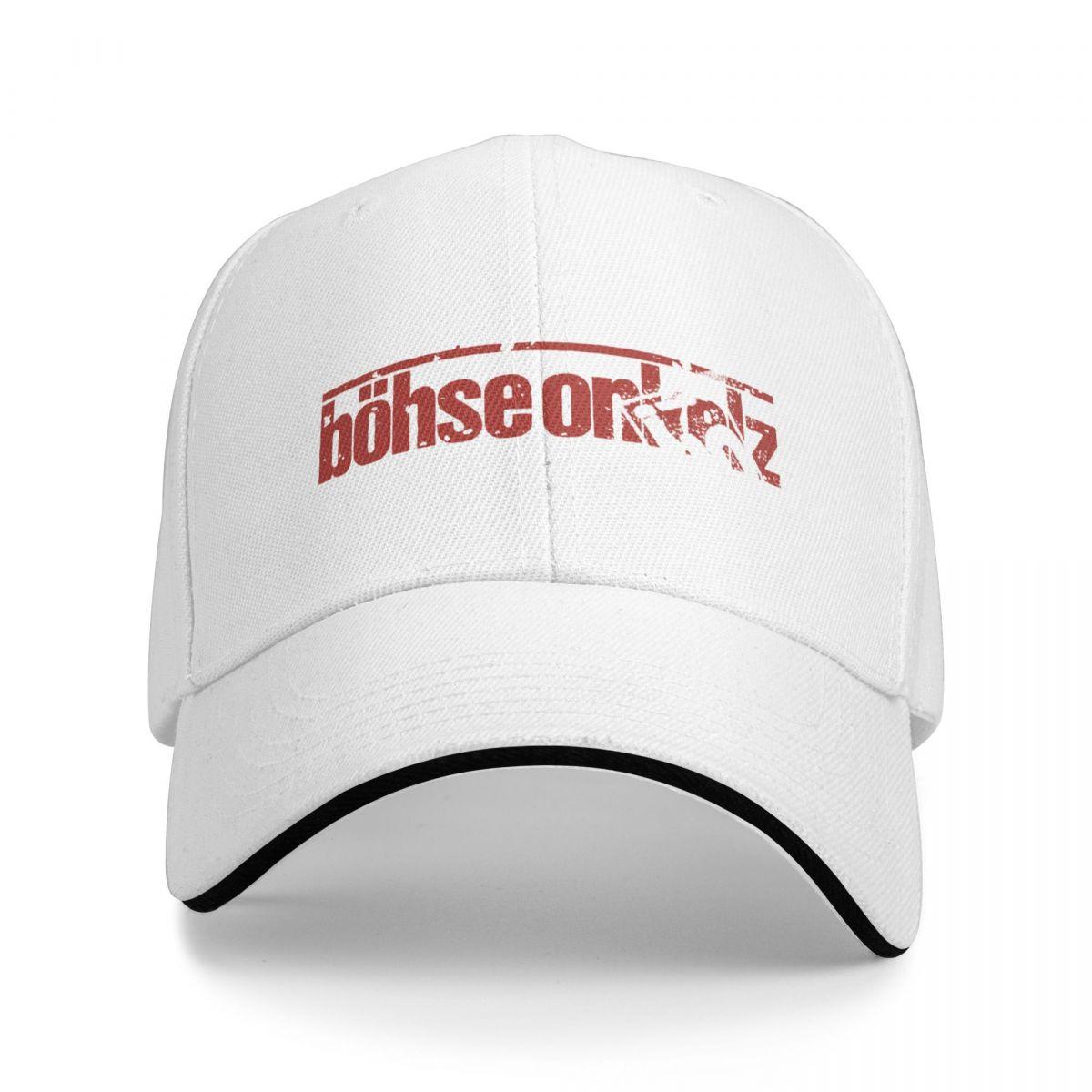 B?hse Onkelz Heilige Lieder Baseball Cap Bommelmütze Weihnachtsmützen Hut Luxusmarke Hut Mädchen Herren weiß