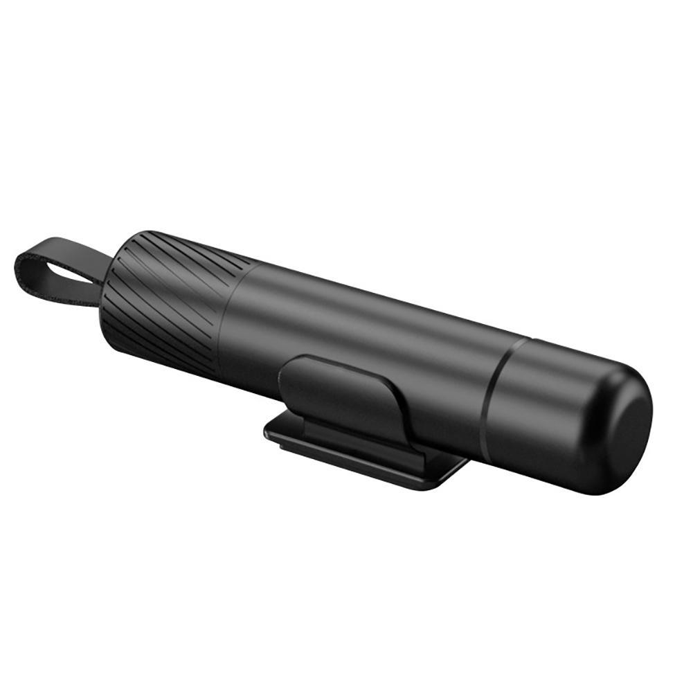 2 In 1 Auto Sicherheitshammer Fenster Glasbrecher Auto Sicherheitsgurtschneider Legierung Auto Notfall Flucht Werkzeug schwarz