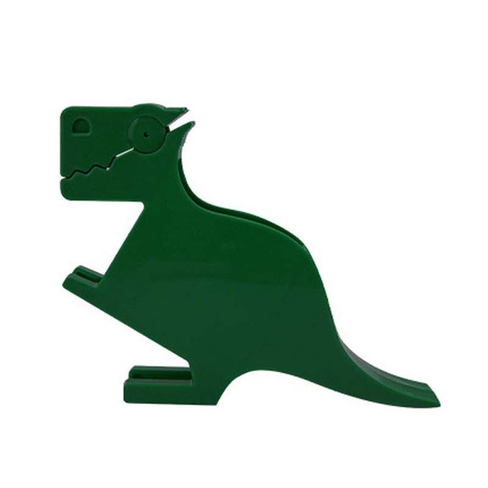 Dreidimensionaler Dinosaurier-Notizhalter To-Do-Listen-Visitenkarten-Organizer Haftnotizhalter Kinder grün