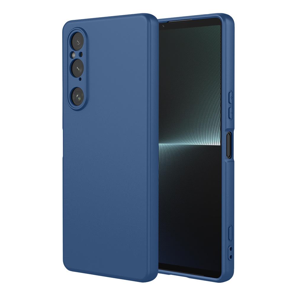 Stoßfeste flüssige Silikon-Softcover für Sony Xperia 1 VI 10 VI 1 V 5 V 10 V 1V 5V 10V 1VI 10VI Telefonhülle Coque Fundas For Sony 10 VI blau