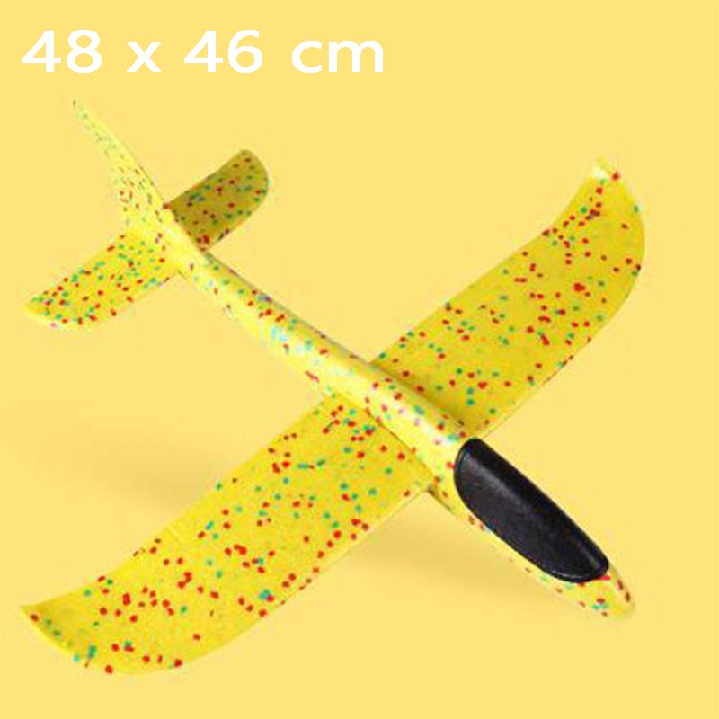 48cm Kinder Großes Schaumstoff Flugzeug Spielzeug Epp Handwurf Flug Segelflugzeug Spielzeug DIY Flugzeug Modell Widerstandsfähig Ausbruch Party Spiel Geschenk Spielzeug