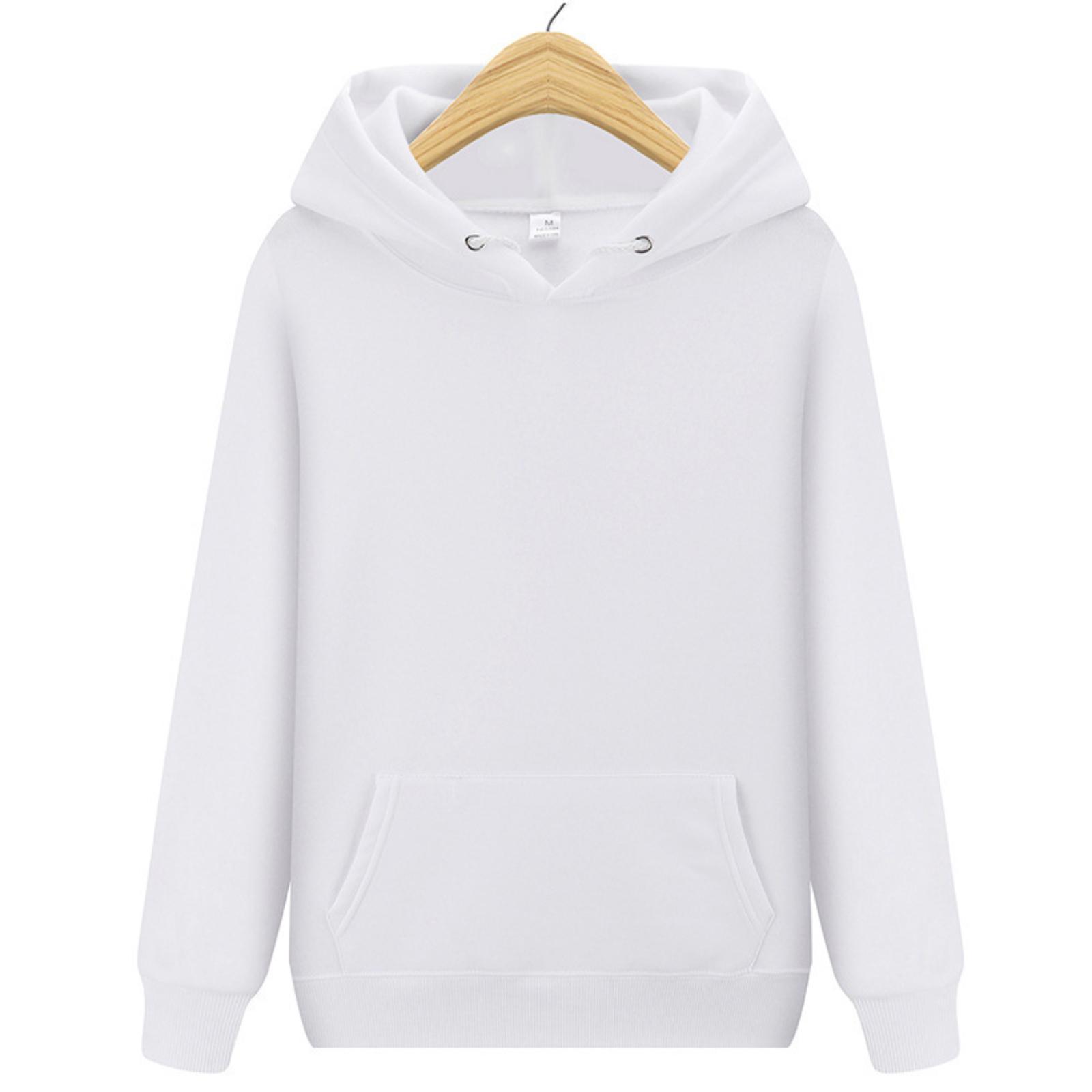 Herren- und Damen-Kapuzensweatshirts, lässige, lockere Oberteile, Jacken, Hoodies XL weiß