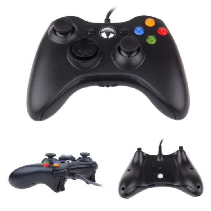 USB-Kabel-Controller-Gamepad für Xbox 360, Xbox 360 USB-Kabel-Controller schwarz