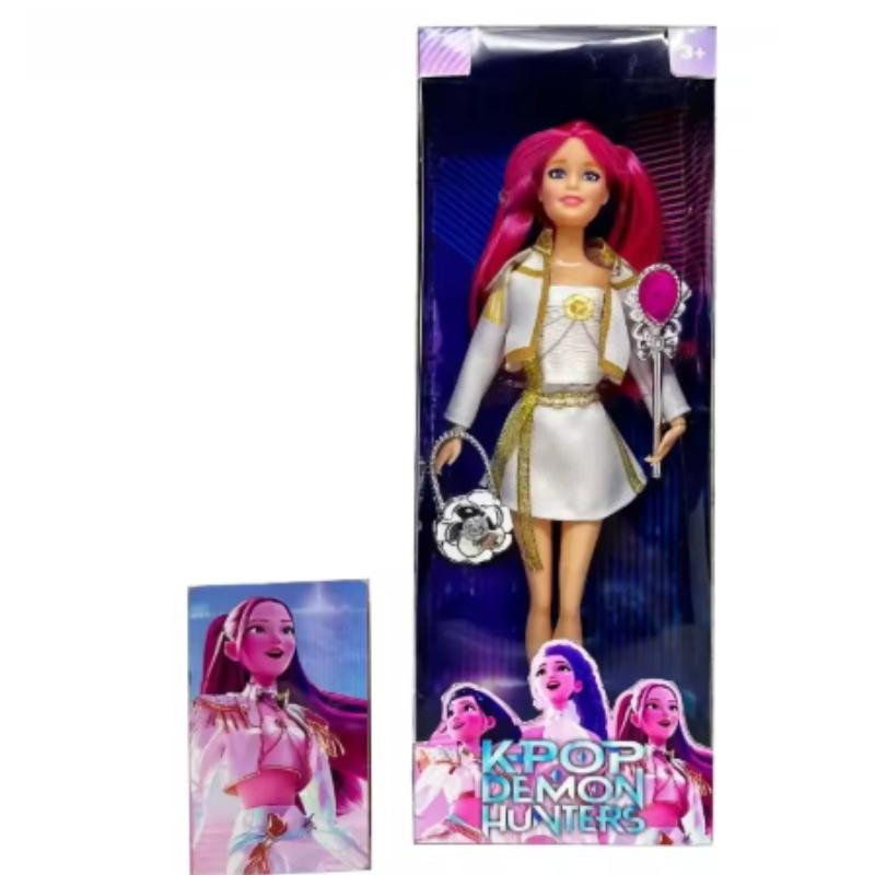 Neue Dämonenjäger Rumi Mira Zoey Puppenspielzeug Kpop Dämonenjäger Puppe und Kleidung Puppe Mädchen Up Fans Sammeln Party Weihnachtsgeschenke