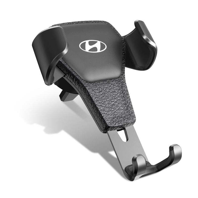 1 Stück Auto Handyhalter Lüftungsgitter Halterung GPS Navigation Handy Autostyling Für Hyundai Tucson 2021 Accent I10 I20 Kona Getz Solaris I30 Creta schwarz