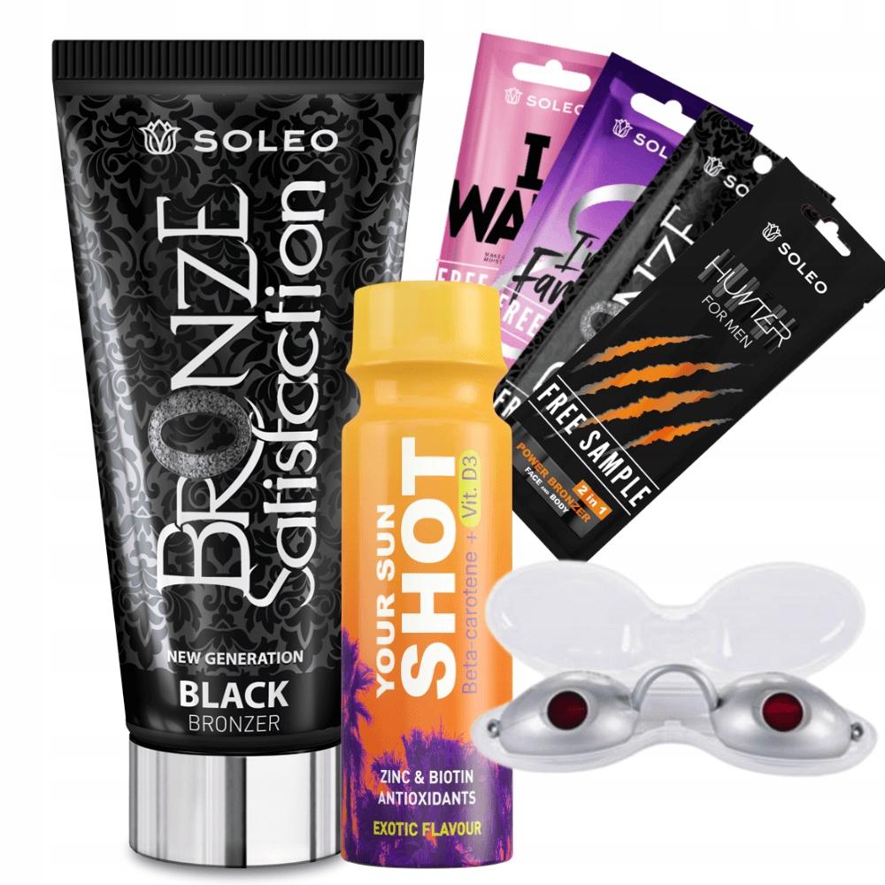 Soleo Black Bronzer 150ml Starker Bräuner Z + Gratisartikel