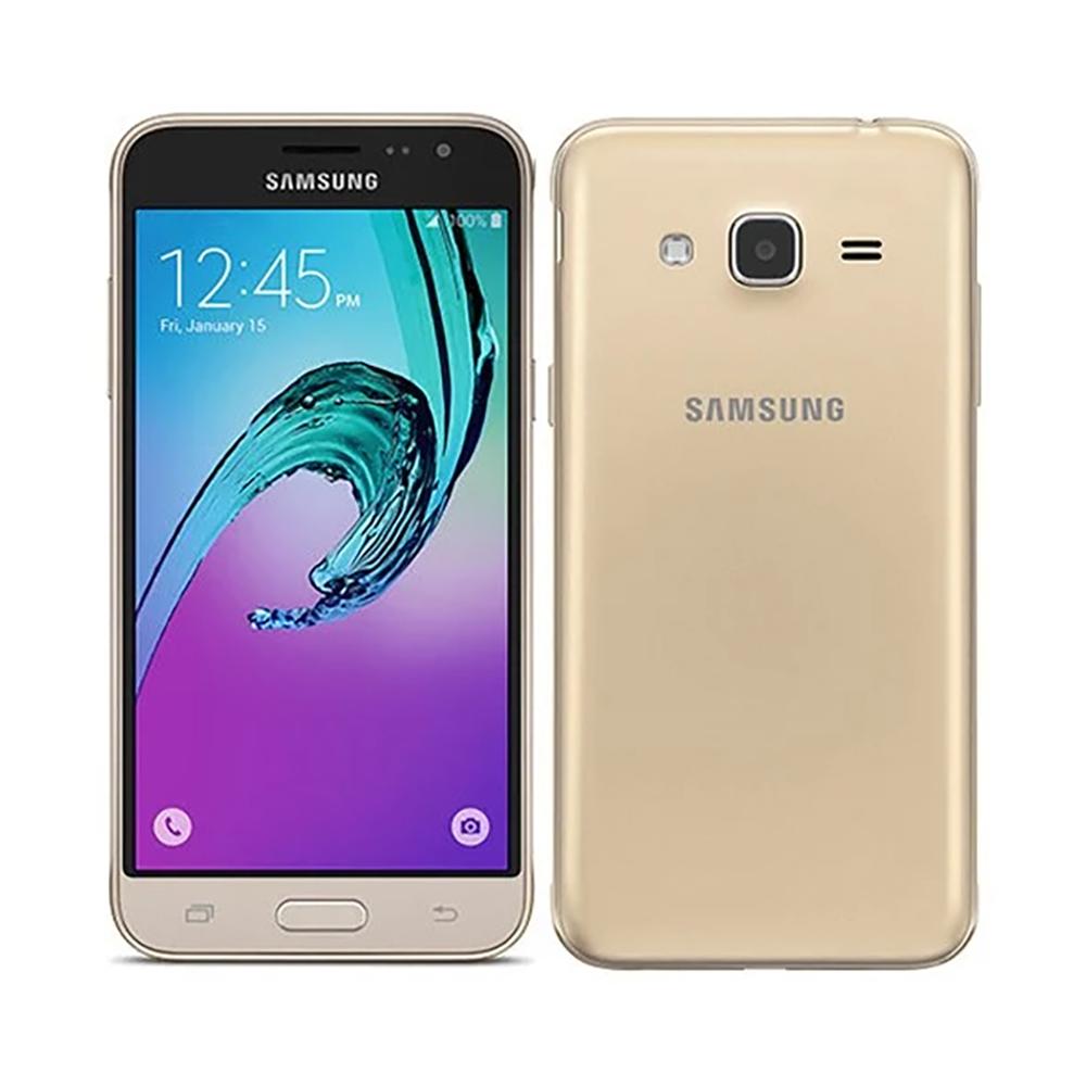 95% neues Refurbished Samsung Galaxy J3 (2016) J320F J320G 2 GB RAM 16 GB ROM Ouad Core Dual Sim 5,0 Zoll Mobiltelefon Simple Set gold