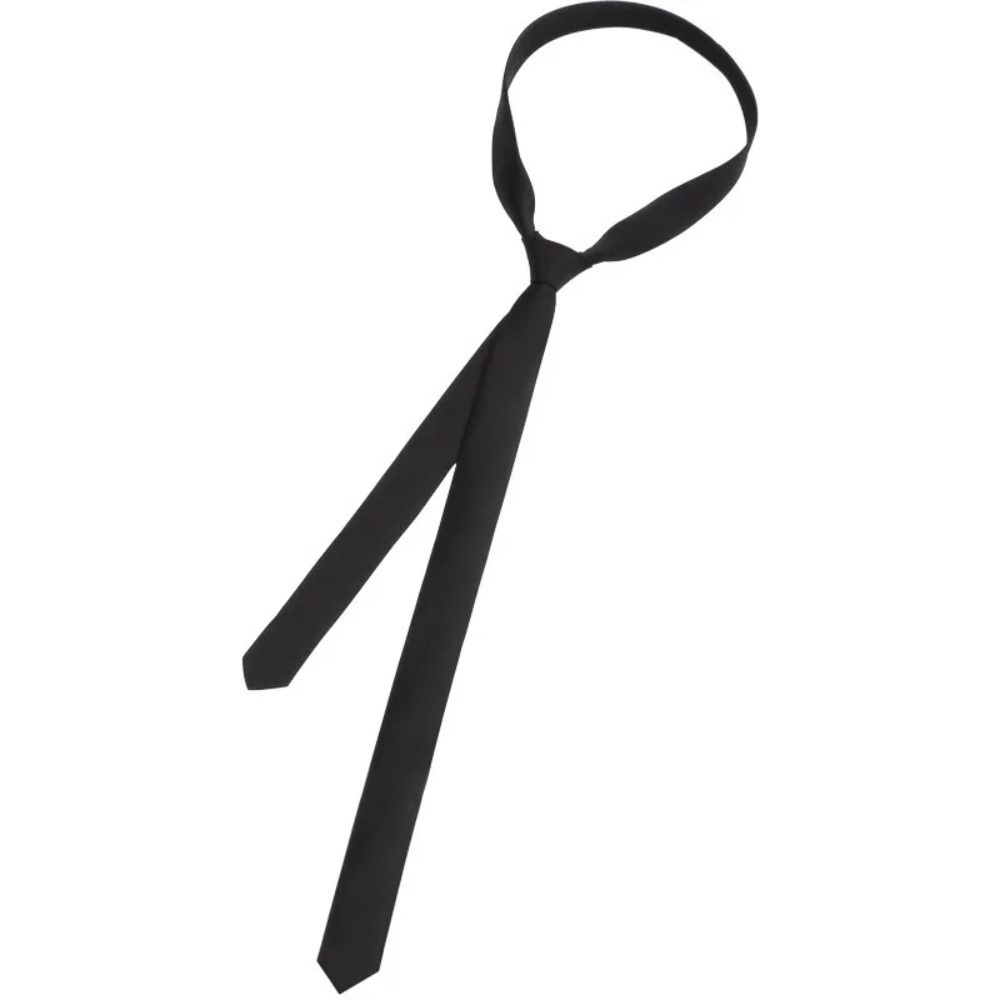 3cm Satin Super Slim Krawatte Klassische Skinny Schmale Krawatte Neu Elegant Schwarz