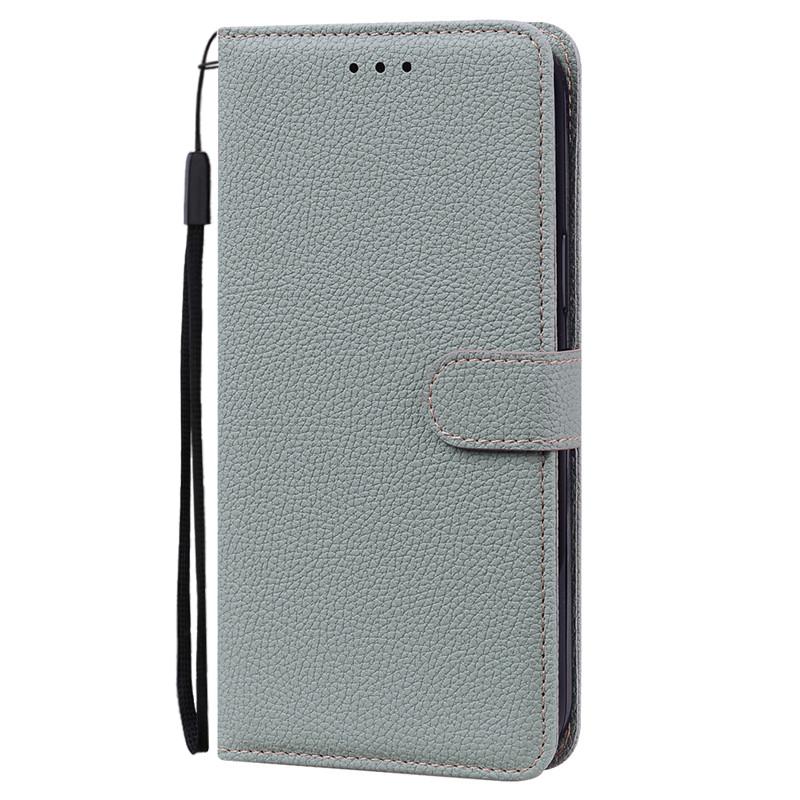A22 Hülle für Samsung Galaxy A22 Hülle A225F Leder Flip Wallet Hülle für Samsung A22 5G Hülle A226B Weiche TPU Abdeckung Coque Fundas A22 5G SM-A226B grau