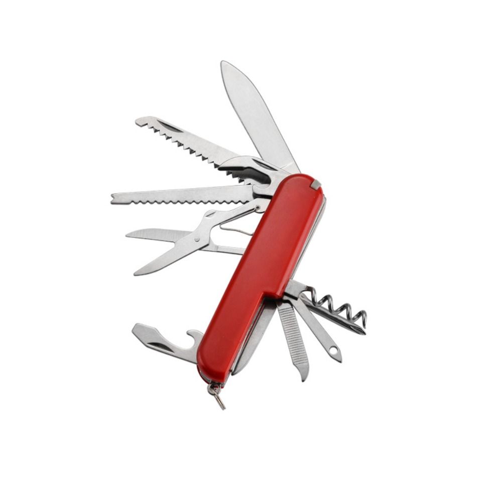 5/7/9/11 In 1 Multifunktions-Klappmesser Tragbares Multitool Taschenmesser Armeemesser Outdoor 11 in1 rot