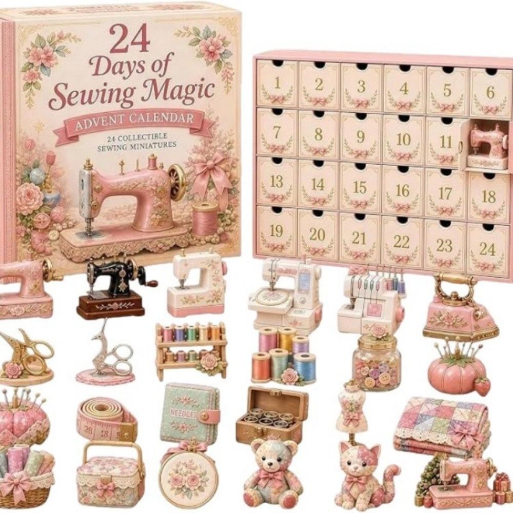 Festival Nähen Thema Weihnachten Adventskalender Dekorationen Ornamente 11 Tage Adventskalender Handgemachte Weihnachtsgeschenke Weihnachten 3D