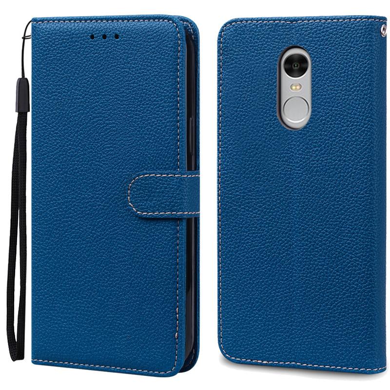 Für Xiaomi Redmi Note 4 Hülle Note 4X Leder Klapphülle Für Xiaomi Redmi Note 4 Global Brieftasche für Xiaomi Redmi Note 4X Handyhülle For Redmi Note 4 navy blau