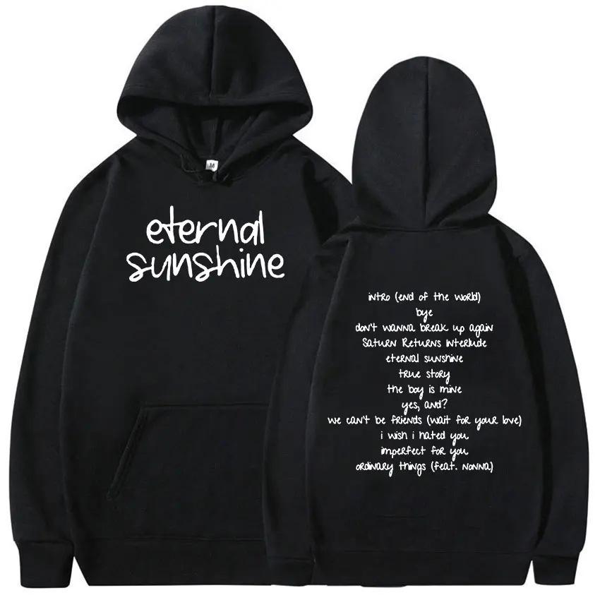 Ariana Grande Eternal Sunshine Neues Album Hoodie Herbst Winter Fleece Streetwear S