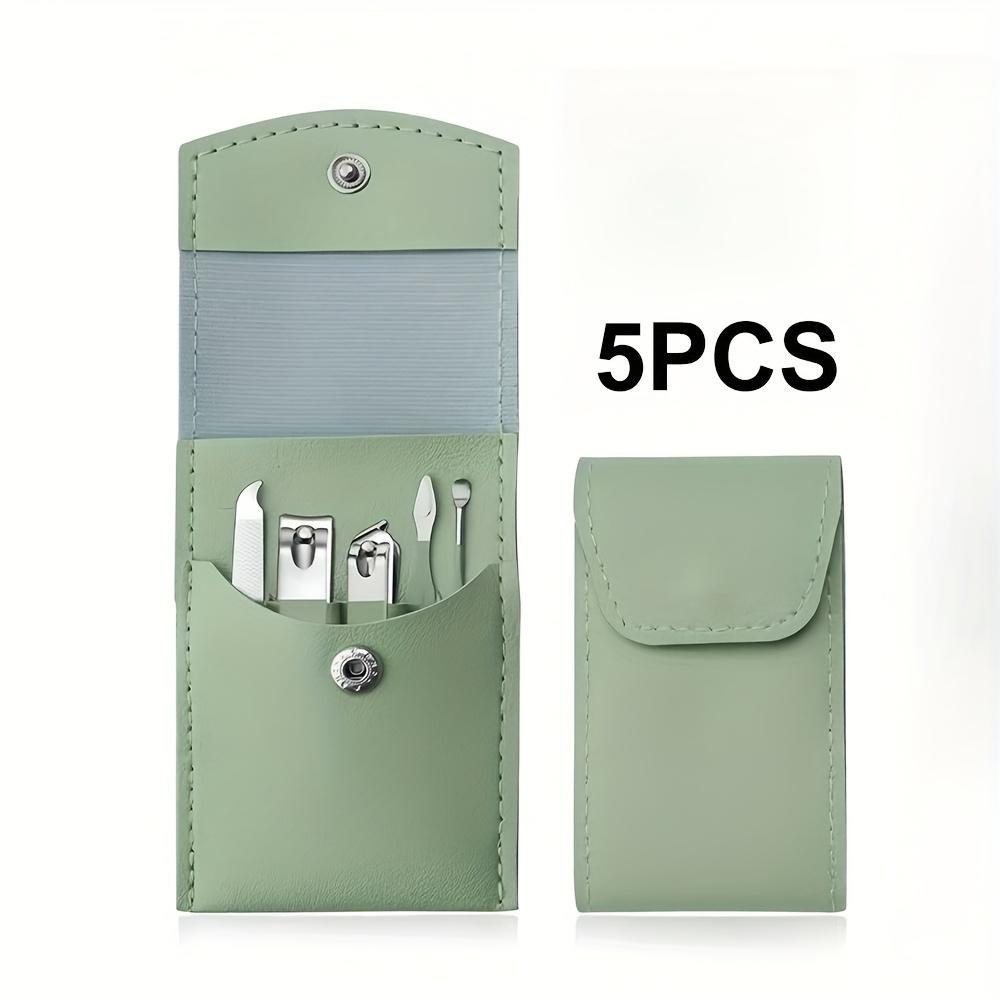 5 Teile/satz Nagel Clippers Set Abgestorbene Haut Schere Zange Nagel Schneiden Trimmer Pediküre Nagel Maniküre Werkzeuge grün