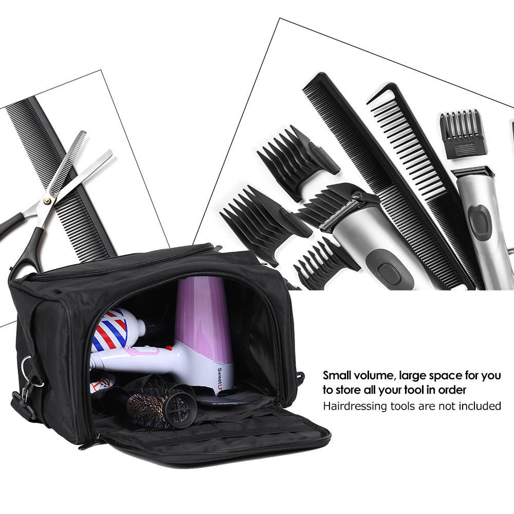 Tragbare Salon-Friseur-Werkzeugtasche, Friseur-Kamm-Scheren-Clip-Werkzeugtasche