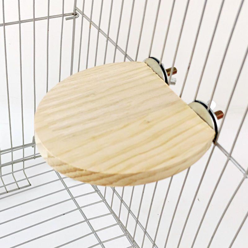 Pfingstrose Vogelkäfig Zubehör: Sitzstange & Kletterständer aus Massivholz für Papageien, Nymphensittiche und Wellensittiche.