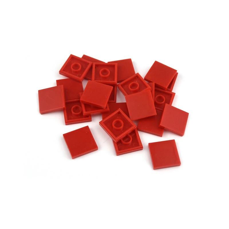 50 stücke DIY Bausteine 2*2 Figur Ziegel Keramik Fliesen 2x2 Pädagogisches Kreative MOC Ziegel 3068 glatte Flache Fliesen Spielzeug