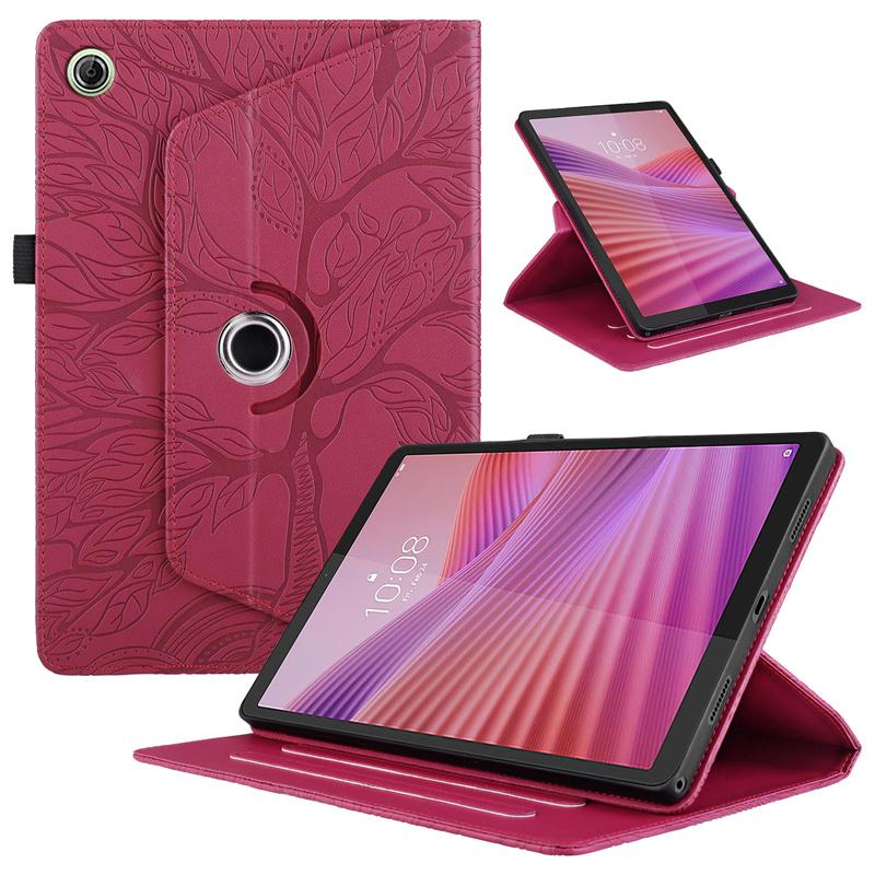 Für Lenovo Tab One 8.7 Hülle Tb305fu Tb305xu 360 Drehbarer Klappständer Tablet Funda für Lenovo Tab One / Lenovo Tab K9 Hülle 8.7 Lenovo Tab One 8.7 rot
