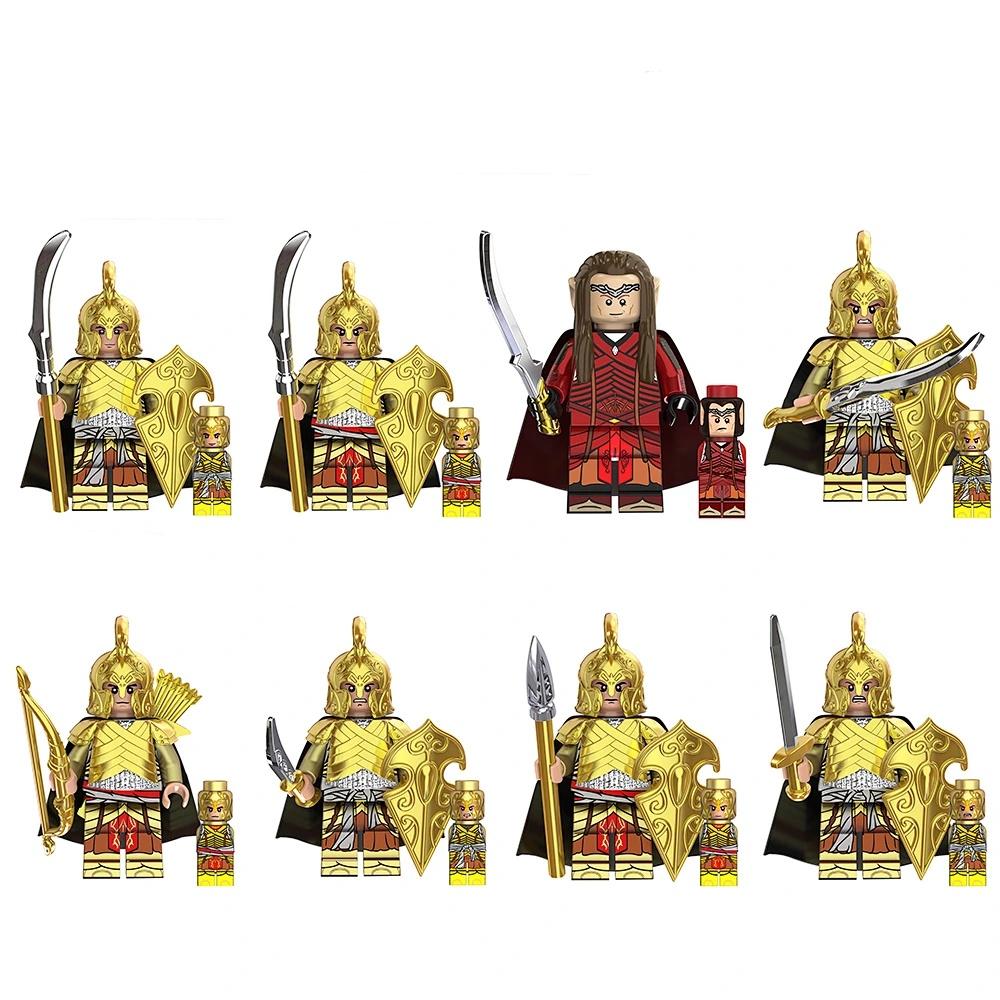 Sammlung-Elfenkrieger Bausteinfigur Kinderspielzeug