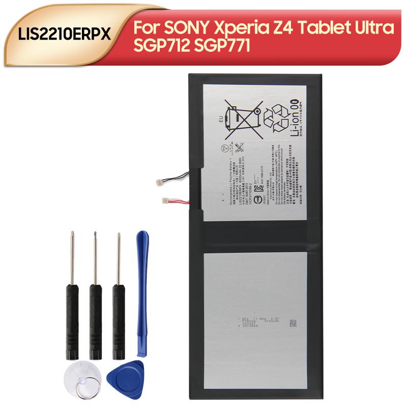 Wiederaufladbarer Lithium-Akku für SONY Xperia Z4 Tablet Ultra SGP712 SGP771 LIS2210ERPX Tablet-Akku 6000mAh