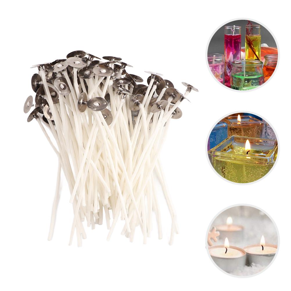 100PCS DIY Kerze Docht Natürliche Soja Wachs Kerze Dochte Rauchfreien Handgemachte Aromatherapie Materialien