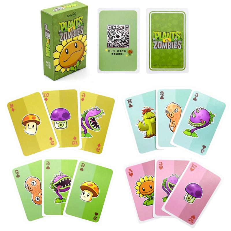 Pflanzen vs. Pflanzen. Zombies periphere Spielzeugkarten, Spielkarten, komplettes Set an Spielkarten, Kartensammlungsbuch Poker Card [Green Plant]